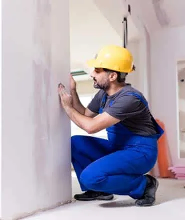 Sheetrock installation and finishing in a Cincinnati home